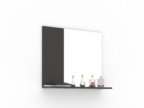 Одри Зеркало Черный графит