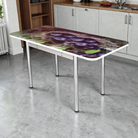 Стол обеденный Фаворит 110(+40)  Черника