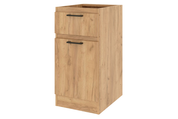 Ревилья 454.34 С Шкаф напольный с ящиком ш40 Дуб крафт золотой