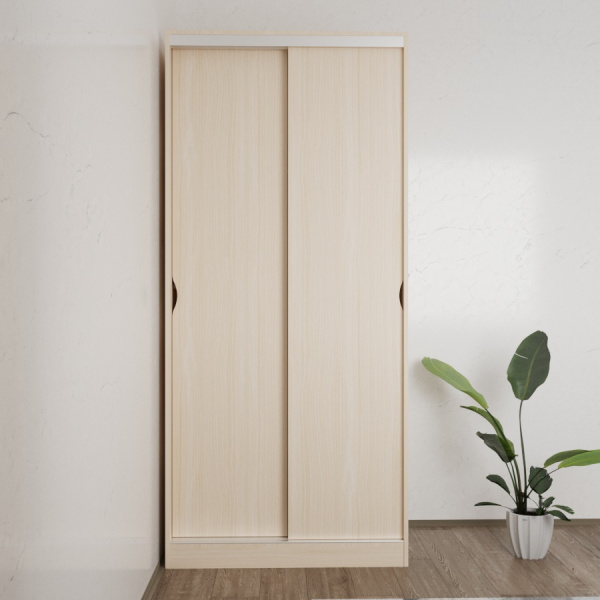 Шкаф-купе Клэр 1000х600х2200 Дуб млечный