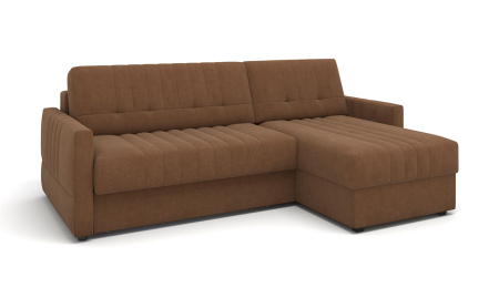 Диван угловой Фарадей Bison chocolate