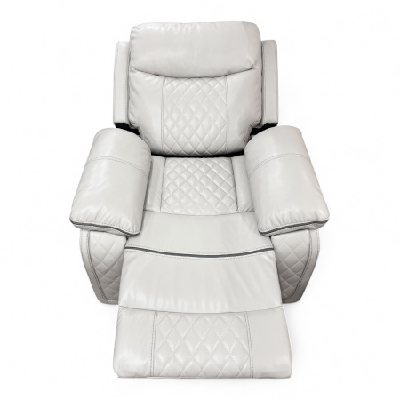 Кресло-реклайнер  YF-S 8032 Экокожа/Белый/ Электр. управление