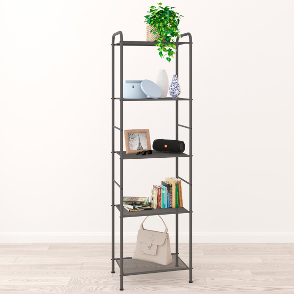 Стеллаж Валенсия 15 5-секций Графит