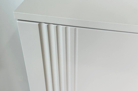 Комод 3 Рич кашемир/фрапучино матовый/черный